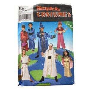 90s Simplicity 8303 Costumes Sewing Pattern Sizes Small-Large Kids Vintage UNCUT